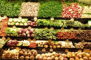 Rau sạch trong siêu thị