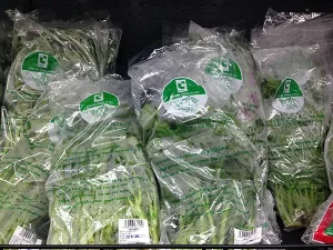 Rau sạch đóng gói